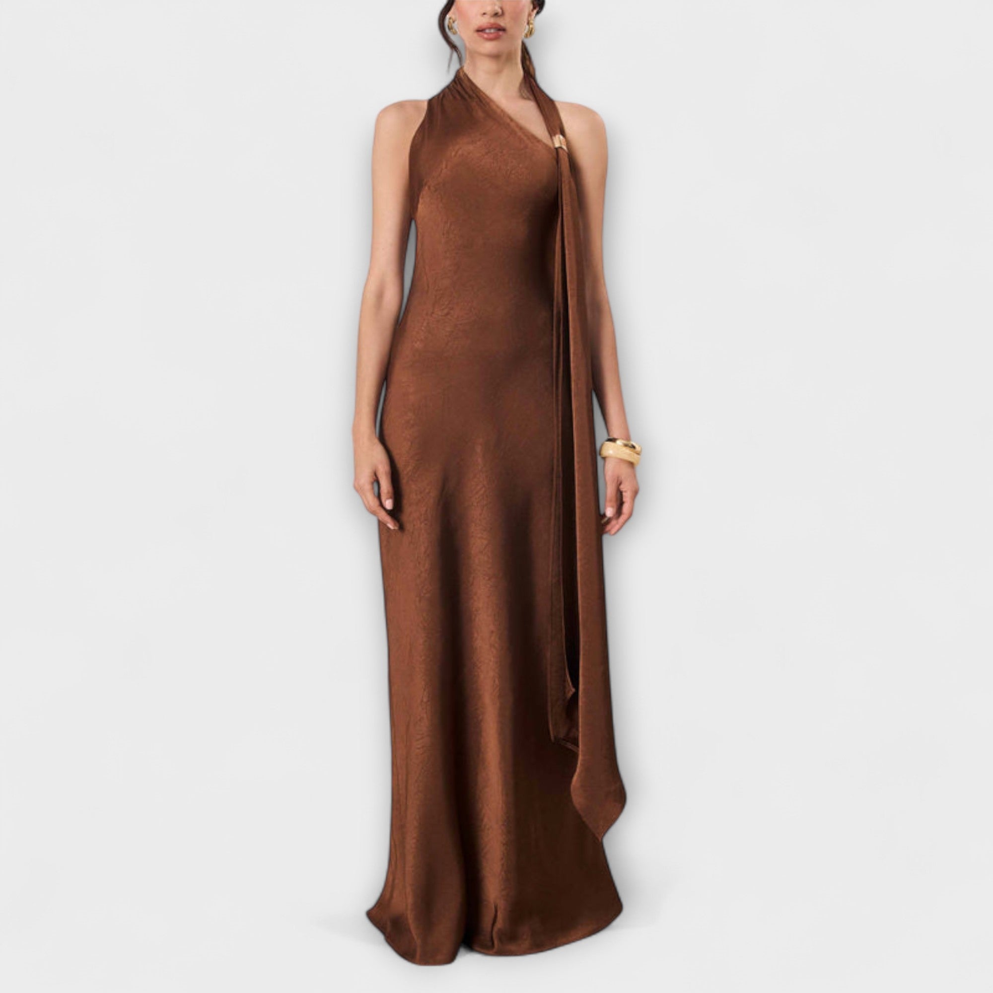 Azura - Chic maxiklänning i satin