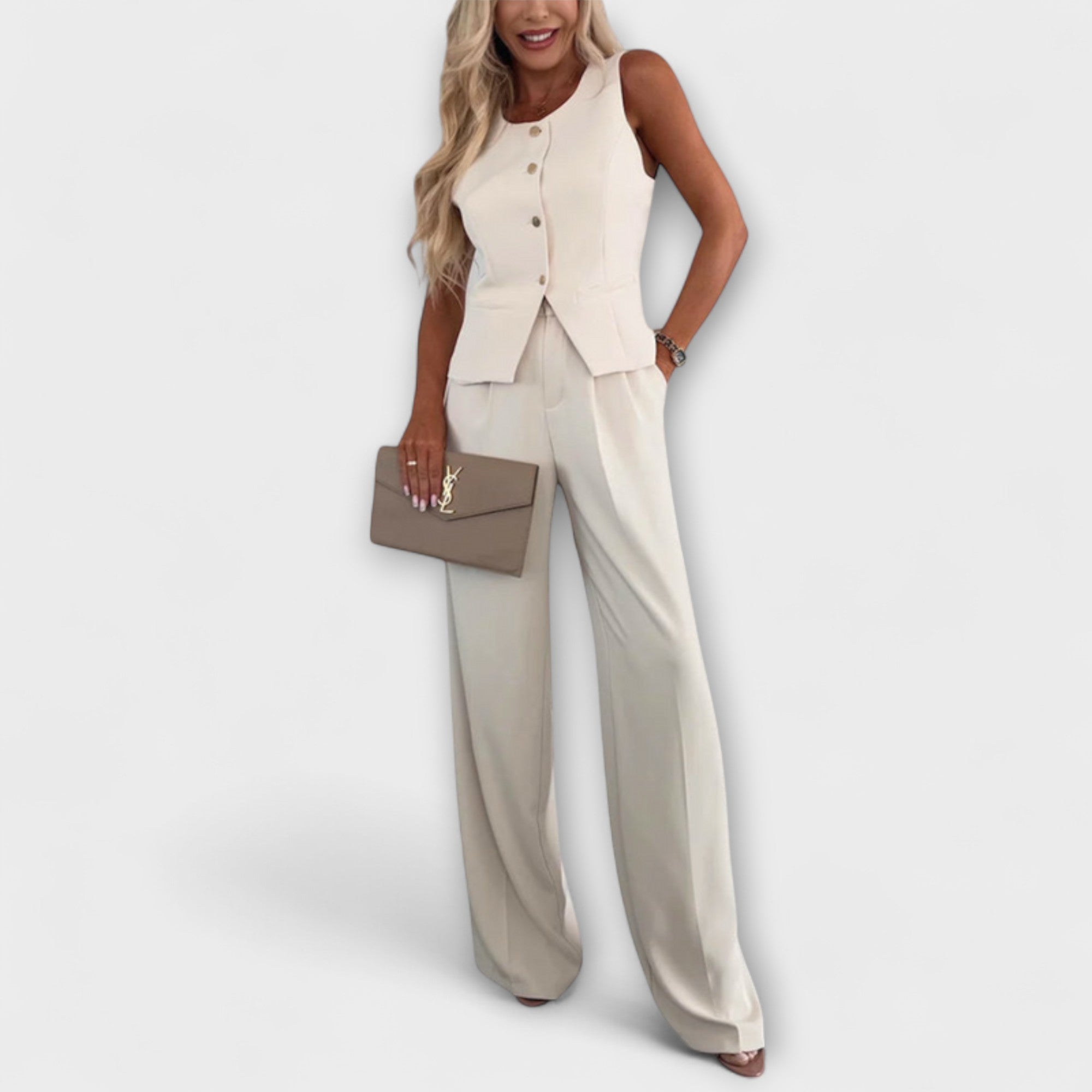 Wilhelmina - Ensemble élégant débardeur et pantalon