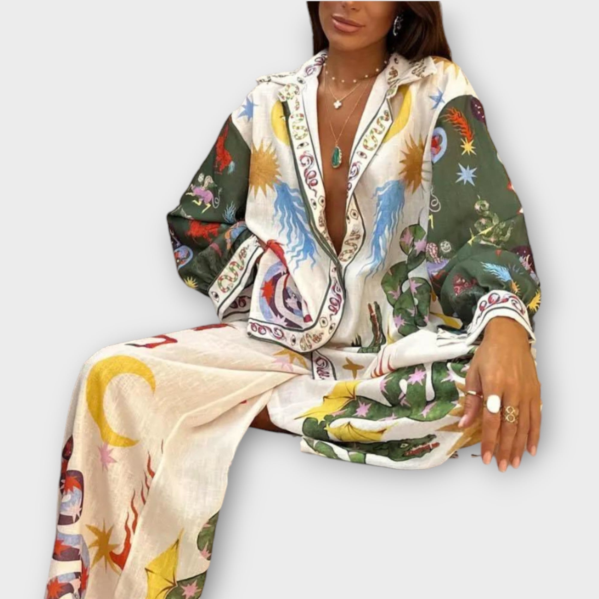 Stella - Elegantes zweiteiliges Damenoutfit