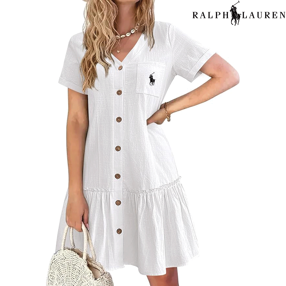 Ralph Lauren – Sommarklänning med band