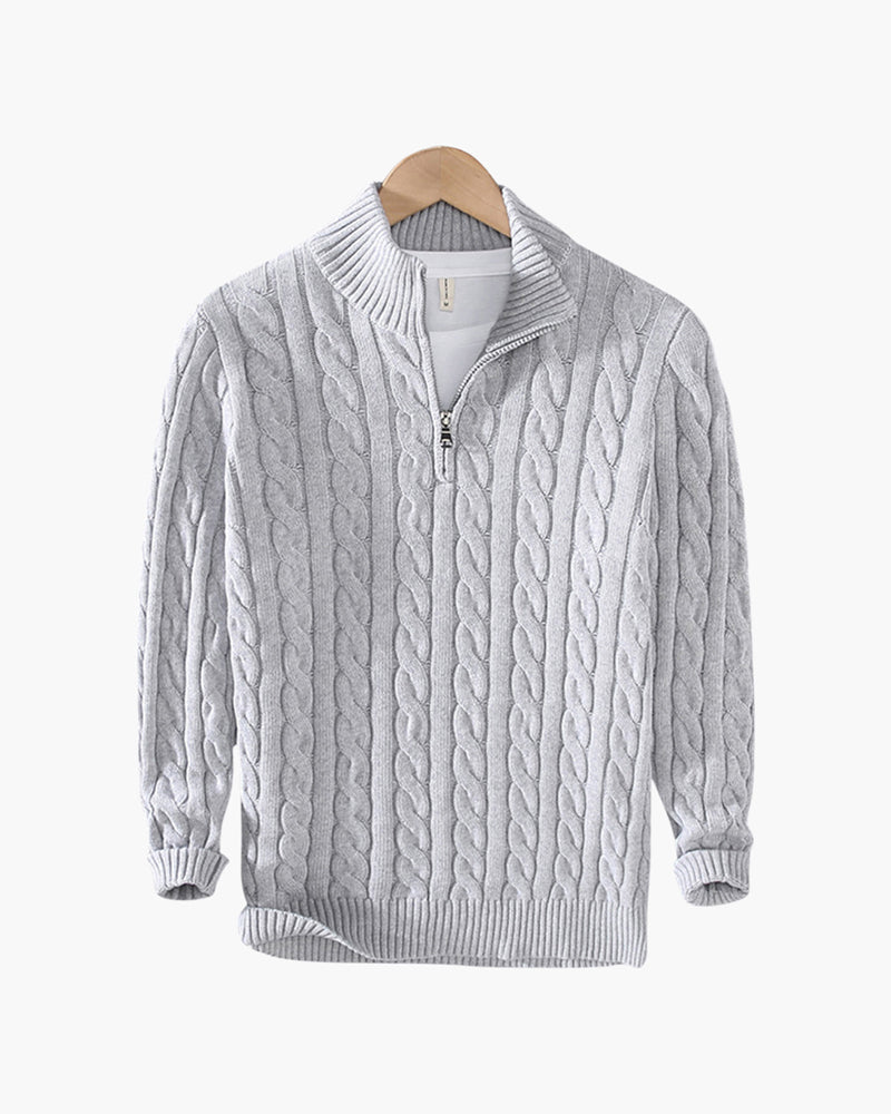 Sweter Verbier z półzamkiem